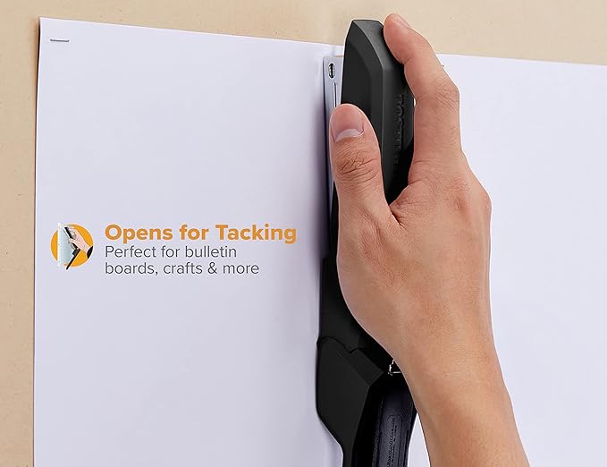 Bostitch Office Ascend 3 in 1 Stapler Value Pack, 20 Sheet Capacity, Includes 5000 Staples, Integrated Remover & and Extra Staple Remover, Staple Storage Compartment, Assorted Colors (Colors May Vary)