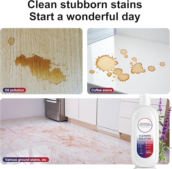 Floor Cleaning Solution Compatible With Tineco, Deep Cleans for Multiple Hard Floors, Suitable With All Robot Vacuums with Mopping and Cordless Wet/Dry Vacuum Mop Cleaner (New Lavender 1 Bottle)