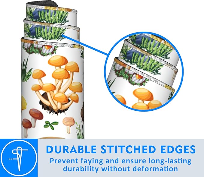 Large Mouse Pad Extended Gaming Desk Mat Art Colorful Mushroom Gaming Office Home Mousepad Keyboard Mouse Mat,Non-Slip Rubber Base 35.4x15.7 Inch Mousepads