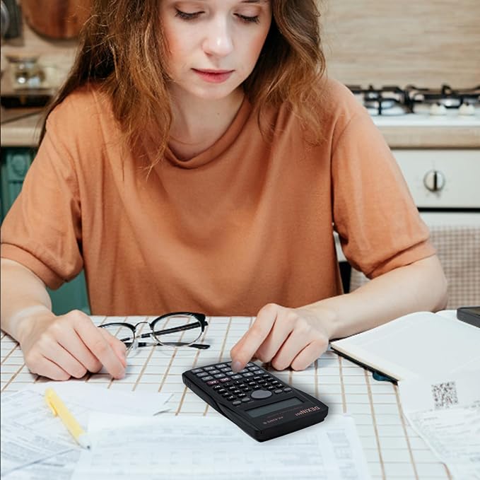 12 Packs Scientific Calculator Bulk, 2-Line Engineering Scientific Calculators Statistical Calculators College Calculator Function Calculator for Student Teacher High School Business Offices