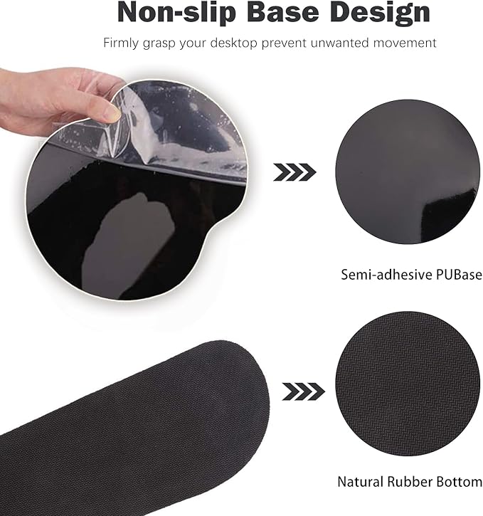 ARTSO Desk Mat, Large Gaming Mouse Pad Wrist Support Set, Ergonomic Keyboard Wrist Rest Desk Pad with Coaster Combo, Extended Mousepad with Non-Slip for Home Office, Flowers Plants