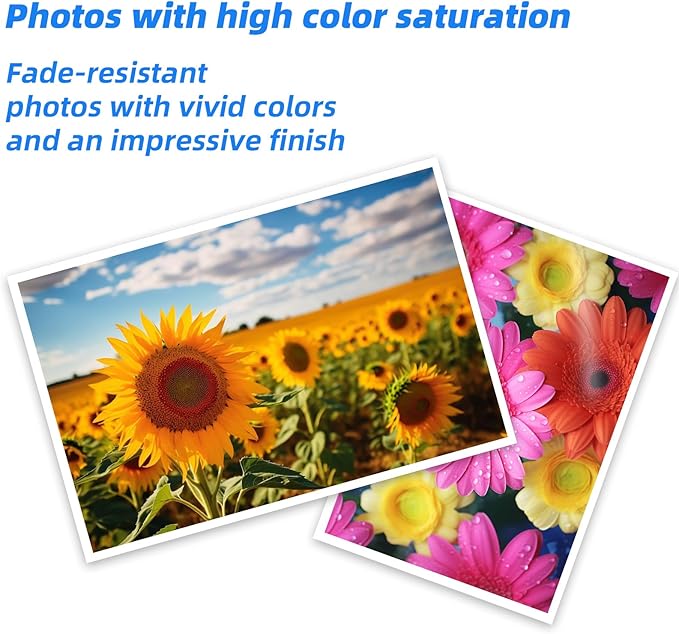 Uinkit 120sheets Thin Glossy Paper 8.5x14 Inches Legal Size 135gsm 37lb Inkjet Single Side DIY Chip Bags Printer Paper for Picture Brochure Flyer Compatible with Inkjet Printer Use DYE INK