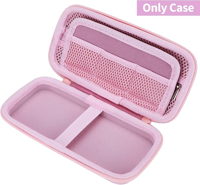 Storage Case Compatible with Texas Ti-84 Plus CE/TI-84 Plus/TI-Nspire CX II CAS/TI-Nspire CX II/TI-83 Plus/TI-89 Titanium/TI-85/TI-86 Calculator (Pink)