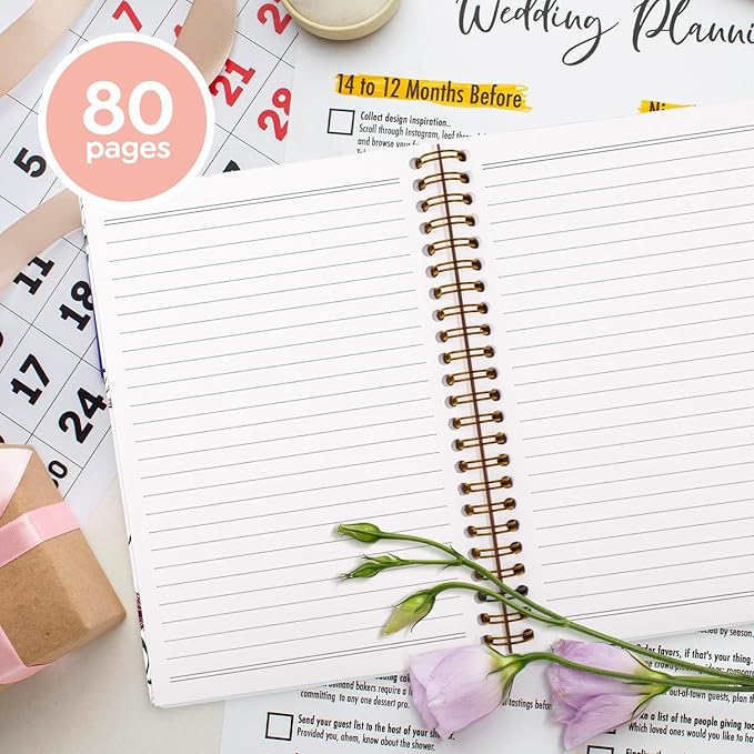 Floral Journal Notebooks, Flower Pretty College Ruled Notebooks for Note Taking, Cottagecore Botanical Floral Journal Journaling, Spiral Notebook 5.5x8.3