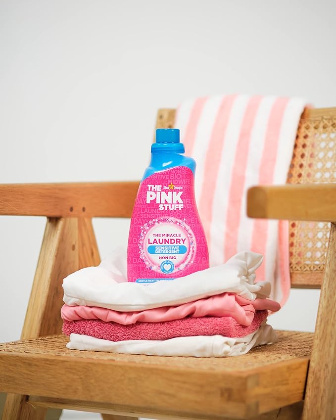 Stardrops - The Pink Stuff - The Miracle Laundry Sensitive Non Bio Liquid - 32oz Pack of 2