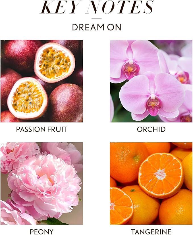 JCLOUD Dream On Essential Oil for Diffuser - Hotel Diffuser Oil & Home Luxury Scents - Pure Aromatherapy Diffuser Oil with Passion Fruit, Peony and Orchid, Natural & Pet Safe - 10mL