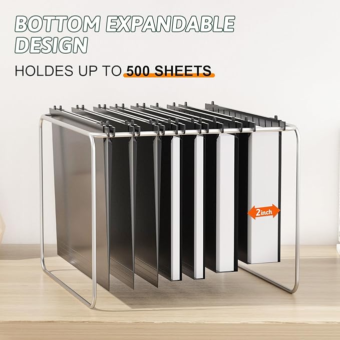 Plastic Hanging File Folder Letter Size,12 Pack Reinforced Heavy Duty Hanging Folders,Sturdy File Cabinet Folders,Black Hanging File Folders with Tabs,Hanging Folders for Filing Cabinet