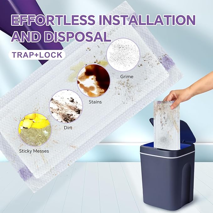 20 Count Wetjet Pads Refills, Disposable Mopping Pad Refills for Swiffer Wet Jet Mops, Thickness&Absorbent Household Cleaning, Multi Surface Floor Mop Pads
