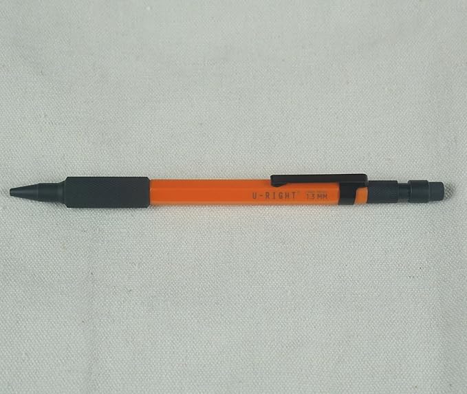 1.3 mm Mechanical Pencil Orange Weatherproof