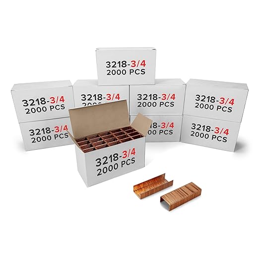 IDL Packaging Heavy Duty Staples for CMB, HDCS, ADCSY 19-32, 1 1/4" x 3/4" x 0.08" (10 Boxes, 20000 pcs) - Non-Rusting Industrial Staples for Staplers - Box by IDL Packaging