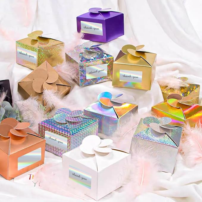 2.25"x1.25" Direct Thermal Labels, Holographic Thermal Printer Labels for Barcode, Self-Adhesive Address Shipping Thermal Label Stickers-1 Roll, 300 Labels, Holographic Silver