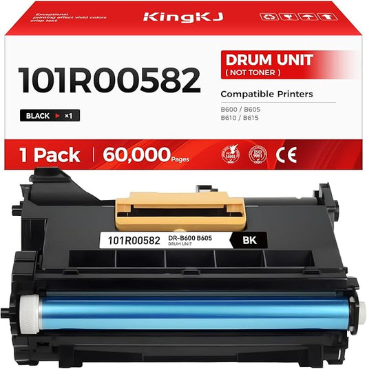 VersaLink B600 B610 101R00582 Drum Unit (Not Toner)Black 1-Pack High Capacity Replacement for B600 B610 101R00582 Image-Drum Compatible for Xerox VersaLink B600 B605 B610 B615 Laser Printer All-in-One
