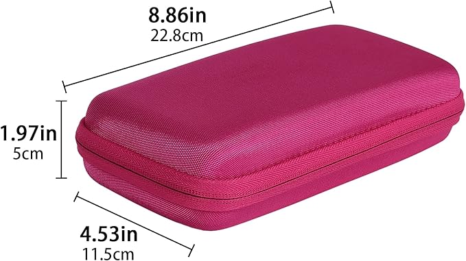 co2CREA Carrying Case for Texas Instruments TI-84 Plus CE Python Enhanced/TI-84/TI-Nspire CX II CAS/TI-Nspire CX II/TI-83 Plus/TI-89 Titanium/TI-85/TI-86 Color Graphing Calculator, Plum Case