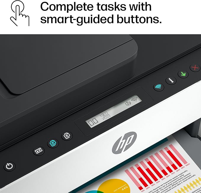 HP Smart Tank 7301 Wireless All-in-One Ink Tank Printer, Scanner, Copier with 2 years of ink included, Best-for-home office, Refillable, AI-enabled (28B70A)