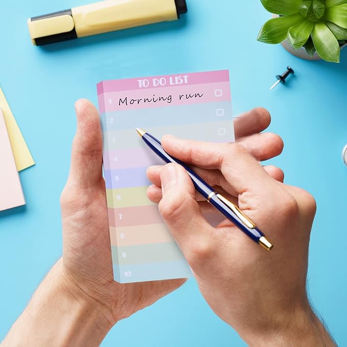 300 Sheets to Do List Notepad Daily Checklist Sticky Notes Cute Undated Memo Pad Color Block to Do Note Pad Weekly Plan Agenda and Organizer Planners for College(Classic Style,3.14 x 5.11 Inch)