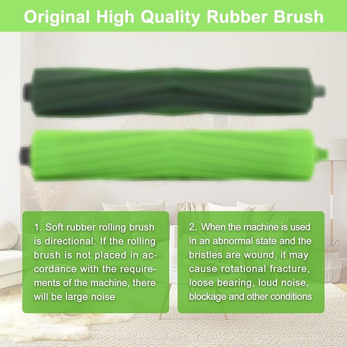 Replacement Parts accessories for Roomba i1+ i7 i7+ i3+ i4+ i6+ i8+/PlusJ7+ E5 E6 E7 I E& J Series Vacuum,3 set Roller Brushes,8 Filters, 8 Side Brushes,1 Caster Wheel (Plastic)