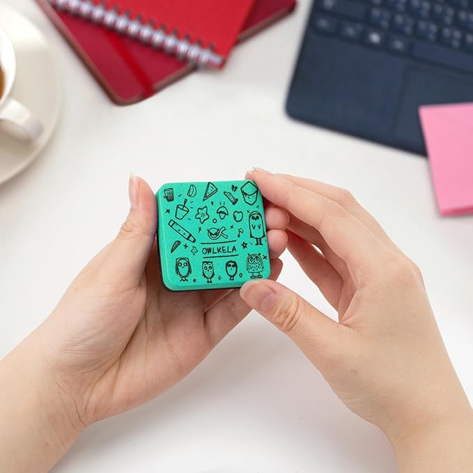 OWLKELA 30 Pack Whiteboard Eraser, Magnetic Cyan Whiteboard Eraser for Cleaning Dry Erase Markers on Magnetic Soft Whiteboard, Glass Whiteboard and Dry Erase Board