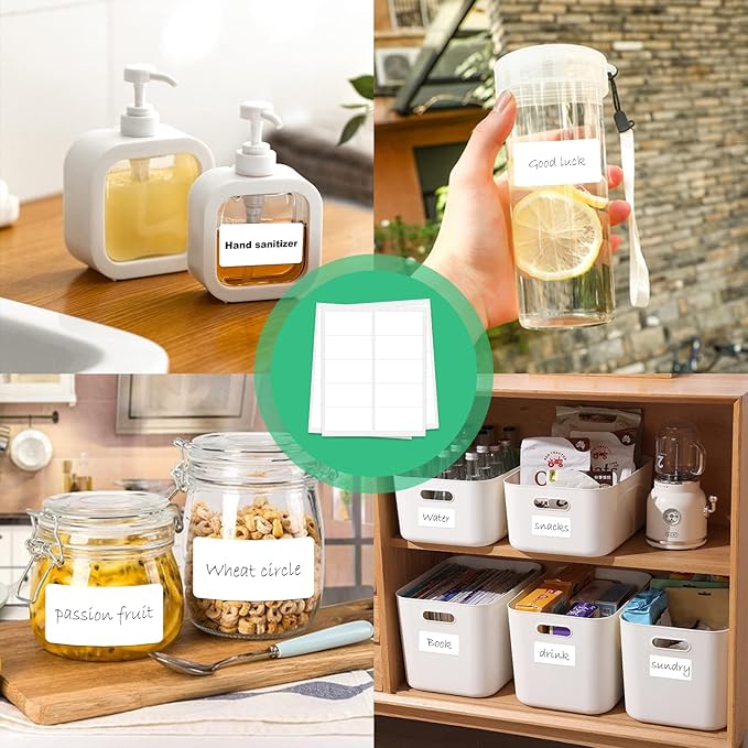 10 per Page Labels, Blank White Permanent Adhesive Shipping Address Labels for Laser/Ink Jet Printer, 2" x 4", 10-UP Labels (100 Sheet, 1000 Labels)