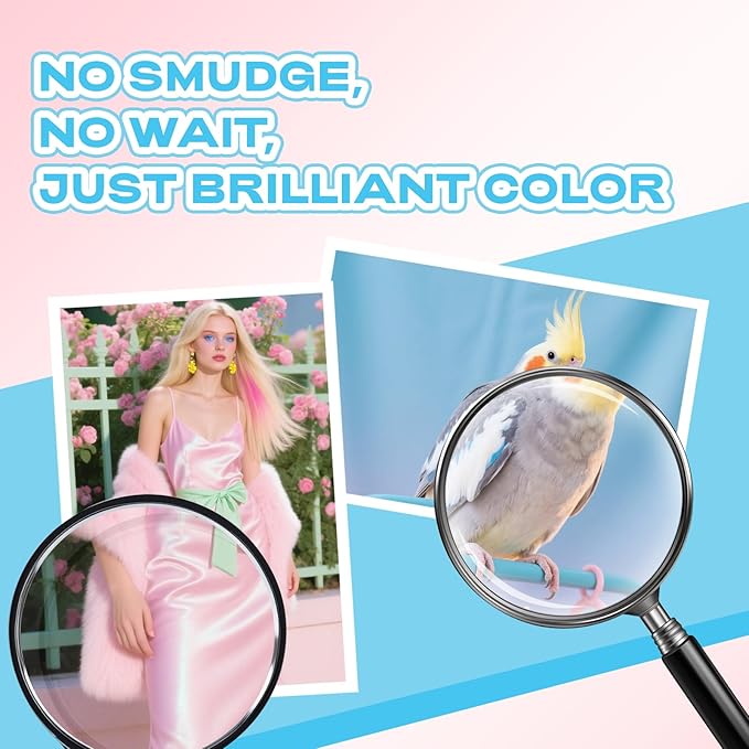 Uinkit 37lb legal size Thin Flyer Paper Glossy 8.5x14 Inkjet 100 Sheets Single Side DIY Chip Bag 135gsm Photos Picture for Inkjet Printer with Dye Ink legal size Brochure (8.5X14X100)