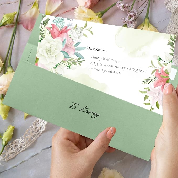 100 Pack Sage Green #10 Business Envelopes, Standard Envelopes Self Seal, 4 1/8 x 9 1/2 Inch Letter Size Business Mailing Envelopes for Checks Invoices Statements Baby Shower Wedding Birthday