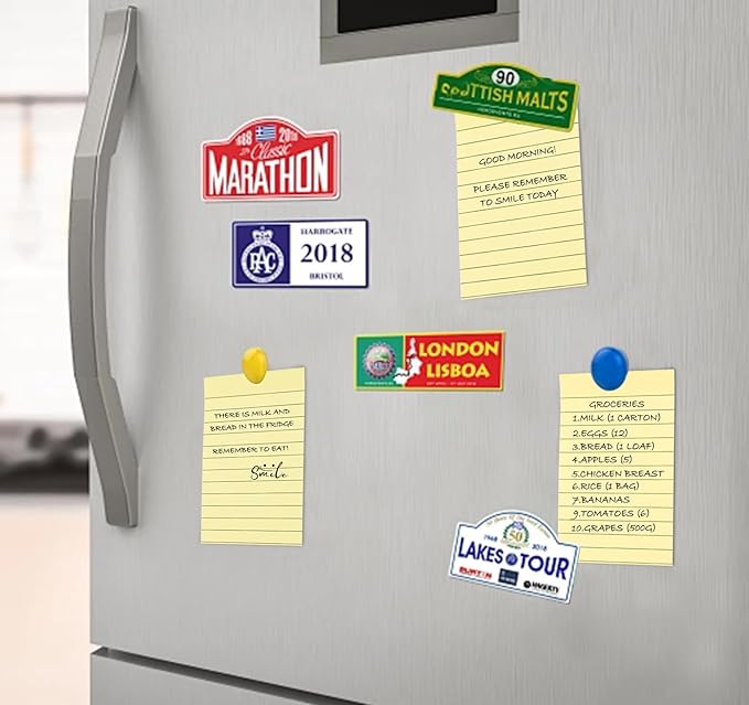 Lined Sticky Notes 3x5 Inch, 8 Sticky Note Pads (400 Sheets),Post Stickies Yellow Large Sticky Notes, Easy-Peel Adhesive, for Reminders, Lists, Planning, Office, School, and Home Organization