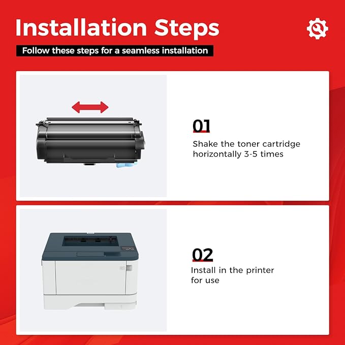 B310 B315 B305 006R04378 Black Toner Cartridge High-Yield with chip 1-Pack Replacement for Xerox 006R04376 006R04377 Toner Compatible with Xerox B310 B310DNI B305 B305DNI B315 B315DNI Printer Ink Copy
