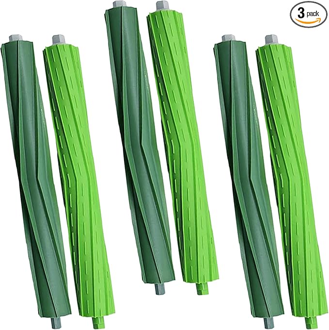 3 Set S9 Replacement Rollers Compatible with iRobot Roomba s9 (9150) s9+ s9 Plus (9550) s Series Vacuum Cleaner Multi-Surface Rubber Brushes,Roomba s Series roller brushes