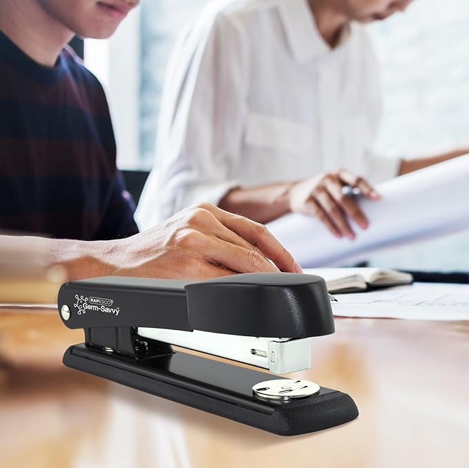Rapesco R54500B2 Marlin Stapler, 25 Sheet Capacity, Black