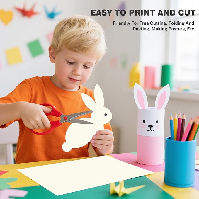 Cream Cardstock 8.5 X 11, 40 Sheets Card Stock, 75lb/ 200gsm Copy Paper, Cardstock Printer Paper For Art, Drawing, Invitations, DIY Cards, Watercolor, Craft, Construction, School & Office Supplies