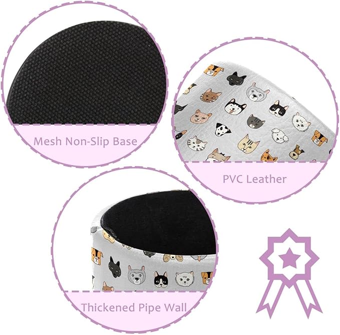 Cats and Dogs Animal Pencil Holder, Pencil Cup for Desk, Makeup Brush Holder Cup for Kids Desk Organizer for Office, Classroom, Home