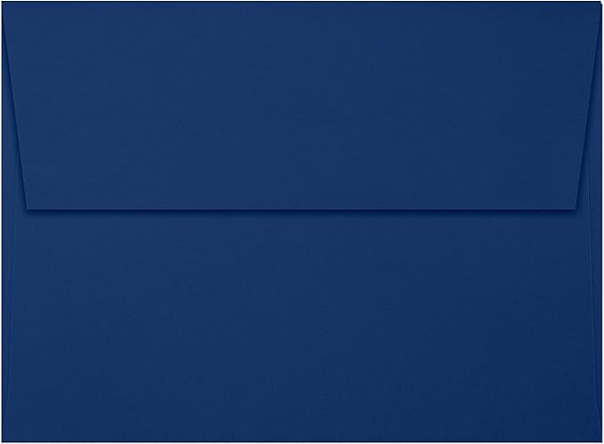 LUXPaper A7 Invitation Envelopes | Peel & Press | 5 1/4" x 7 1/4" | Navy Blue | 80lb. Text | 50 Qty