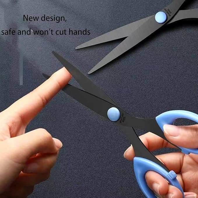 3 Pack 6.5" Multi-Purpose Scissors, Arts and Crafts Scissors,for Office, Home, School and Sewing (Purple)