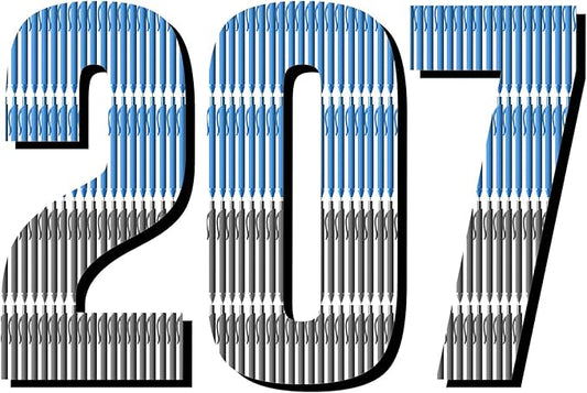 Pens Bulk, 207 Pack Ballpoint Black and Blue Ink, 1.0MM Medium Point Wholesale Retractable for Smooth Writing, Quick Drying No Bleed Journaling for Office School Supplies Home Work