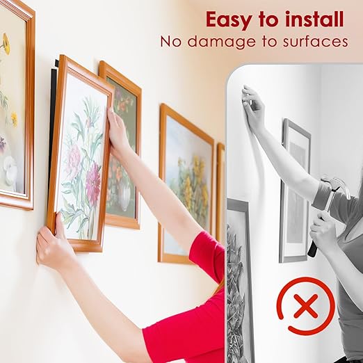 10 Packs Double Sided Tape Heavy Duty Mounting Tape 0.8 in X 16.4 Ft, Adhesive Tape for Wall, Foam Tape Waterproof for Automotive Strip Light Home, Office Décor