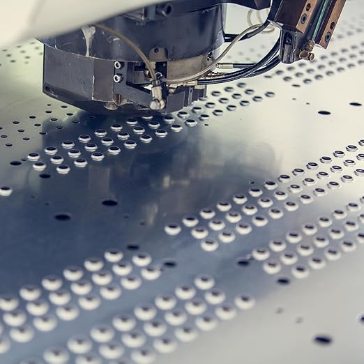 HARFINGTON Hydraulic Hole Punch Die 7.5mm Round Hole 40Cr Steel Electric Punching Kit for MHP-20 JP-20 Electric Punching Machine, Burgundy & Black