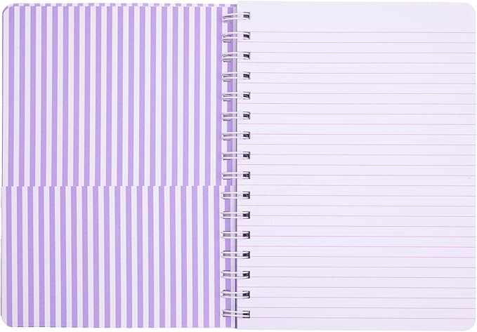 Lilly Pulitzer Hardcover Mini Spiral Notebook, 8.5" x 6.5" Small Journal with 160 College Ruled Pages, Secret Escape