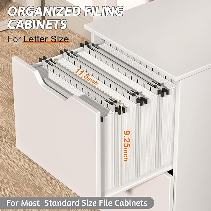 Extra Capacity Plastic Hanging File Folder Letter Size,12 Pack Reinforced Hang Folders with Heavy Duty 2 Inch Expansion,Durable Hanging Organizer Designed for Bulky Files(Grey)