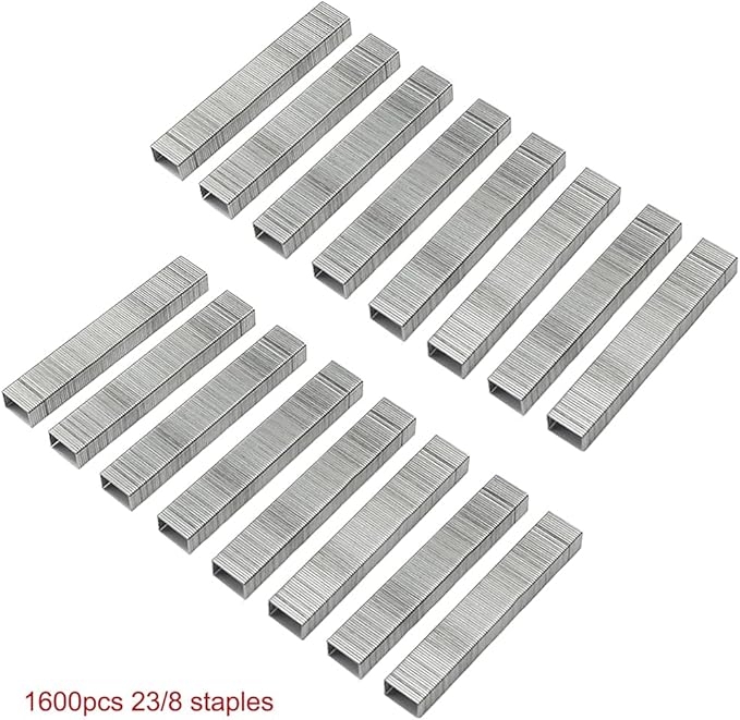 Long Reach Stapler Office Staplers Desktop Stapler, 50 Sheets Capacity Long Arm Staplers with 1600pcs 23/8 Staples (Black, 50 Sheets Capacity)