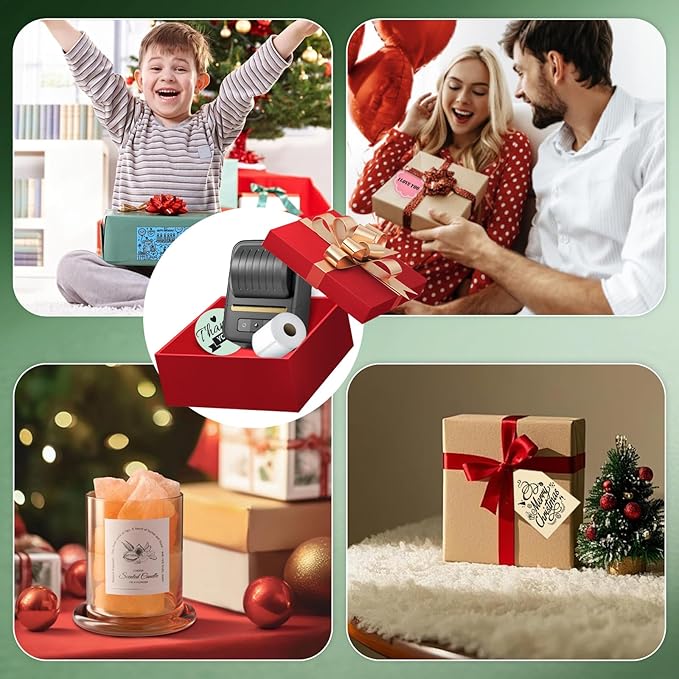 Label Maker Machine with Tape, 2 Inch Portable Bluetooth Label Makers, N20 Wireless Thermal Label Printer for Small Business, Office, Home, School, Barcode Address Logo Inkless Labeler for Phone