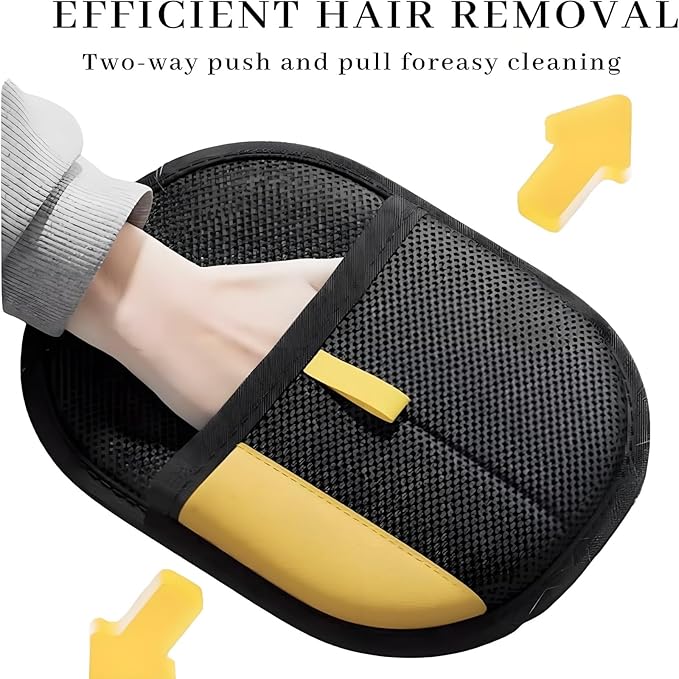 CLPCLP Pet Hair Removal Glove for Cats & Dogs, 2Pcs Newly Upgraded Electrostatic Pet Hair Remover Gloves, Reusable Magic Brush Pet Hair，Pet Hair Remover for Laundry, Sofas，Carpets，Clothing
