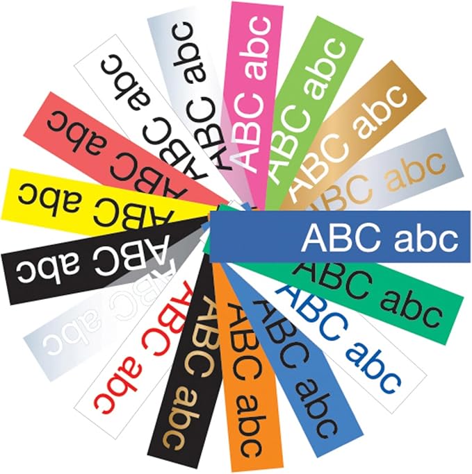 Brother Printer Brother P-touch TZe-PR254 Gold Print on White Glitter Premium Laminated Tape 24mm (0.94”) wide x 8m (26.2’) long, TZEPR254