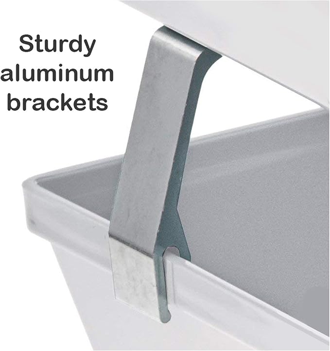 Acrimet Facility 2 Tier Letter Tray, Side Load, Letter Size/A4, Desktop File Organizer, Plastic (White Color)