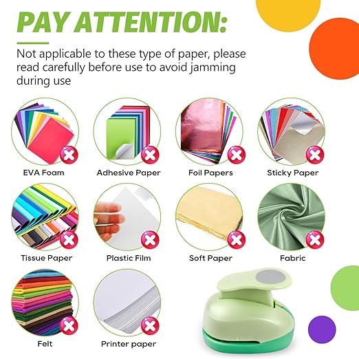 UCEC 2 Inch Circle Punch, Paper Punch, 2 Inch Hole Punch, Circle Hole Punch Cutters for Paper Crafts DIY Handmade Crafting Scrapbook Tools Cards Arts Fun Projects