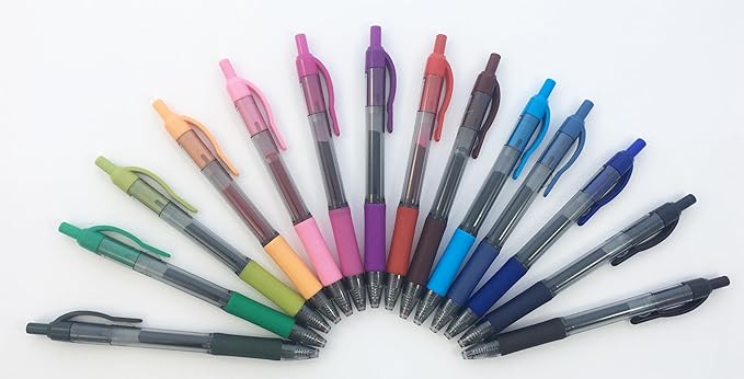 Zebra Pen Sarasa Dry X20 Retractable Gel Pens, 0.7mm Medium Point, Assorted Ink Colors with Rapid Dry Ink Technology, Ideal for Office Supplies and School Supplies, 14-Pack (46824)