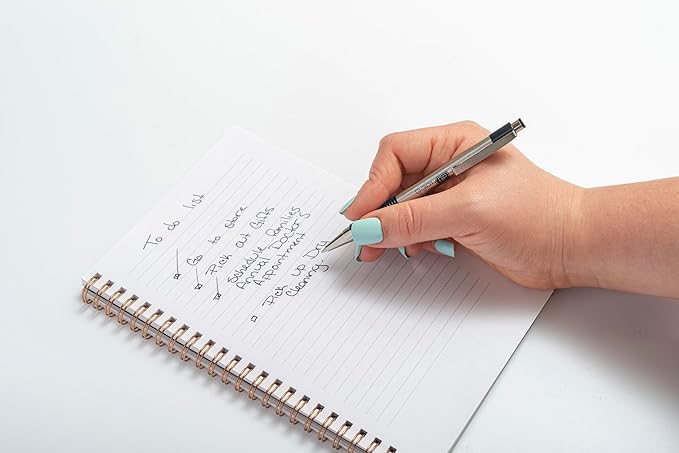 Zebra Pen G-301 Retractable Gel Pen, 0.7mm Medium Point, Stainless Steel Barrel, Ideal for Office Supplies, School Supplies & Teacher Supplies, Black Ink, 4-Pack (41314)