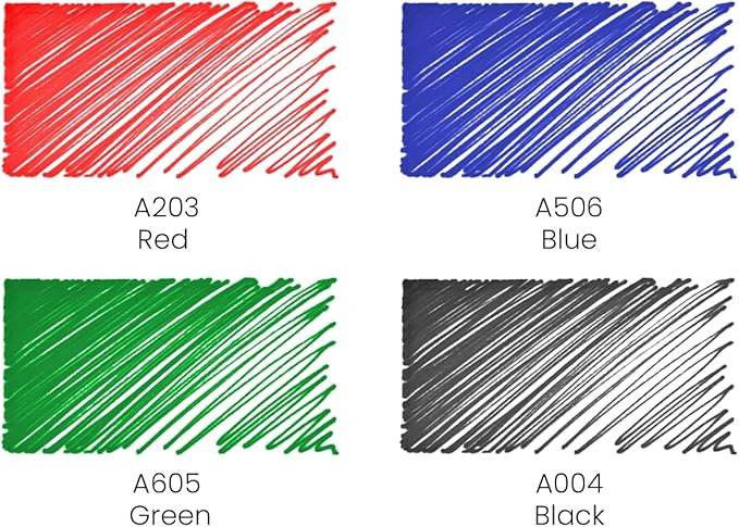 ARTEZA Permanent Markers, 24 Pens, 4 Classic Colors