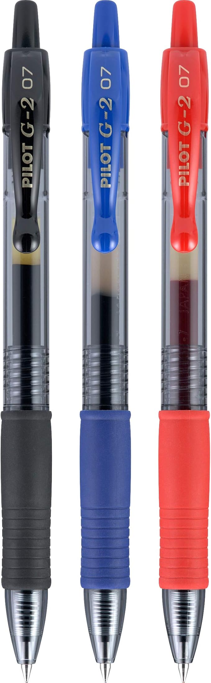 Pilot G2 Premium Gel Roller Pens, Bold Point, Gel Ink Pens, 1 mm, Tub of 36, Black, Blue, Red - Ideal for School, Journaling & Office Writing