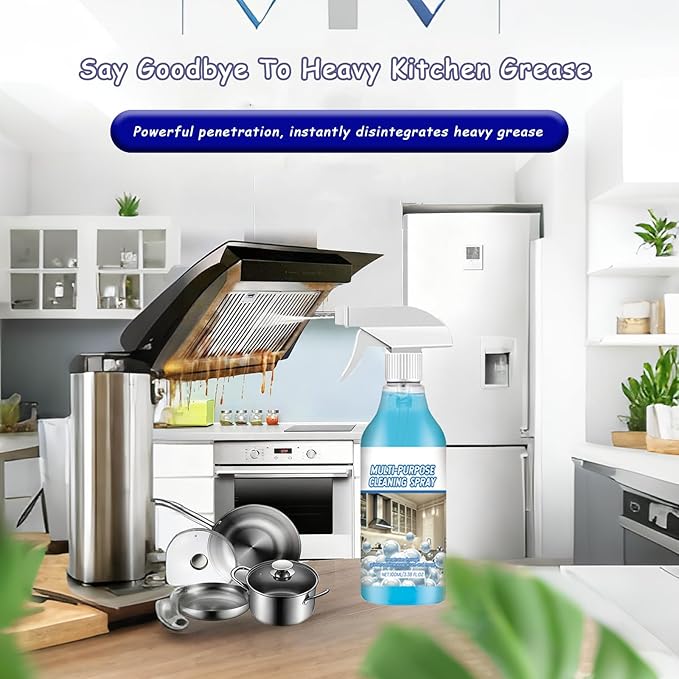 Spray Splash Cleaner, 2026 Upgraded Splash Spray All Purpose Cleaner, Multi-Purpose Handheld Degreaser, Foam Sprays Cleaners for Stove, Oven, Kitchenware (1)