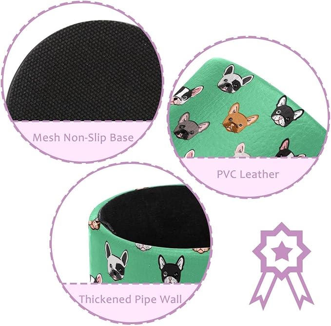 Cute French Bulldog Desk Pen Holder Stand Pencil Cup Pot Desk Organizer Makeup Brush Holder