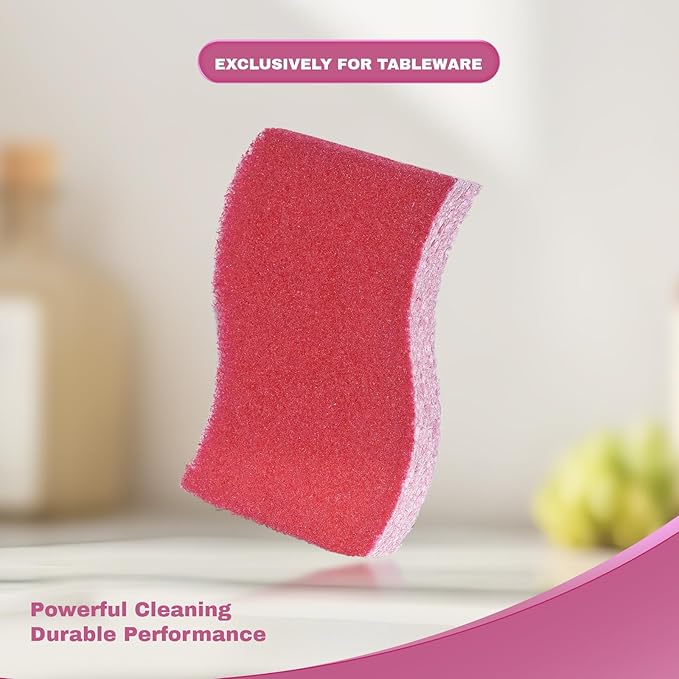 ECLINSO 9 Pack 3-in-1 Scrub Sponge Variety Pack, Zero Scratch + Delicate Clean + Heavy Duty Sponges, Multi-Surface Safe Cleaning Tools for Kitchen, Bathroom & Household Use